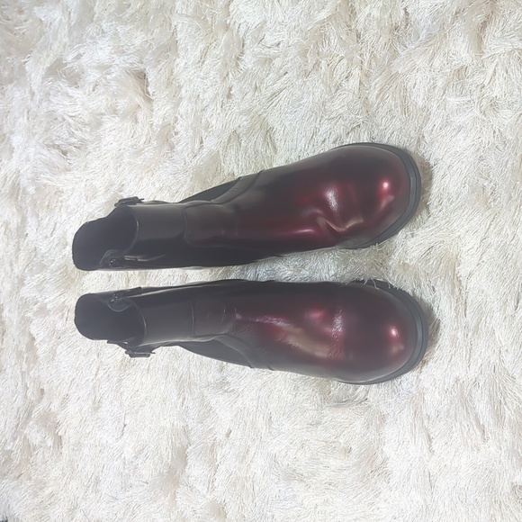 Dromedaris Women's Red Black Guinevere Ankle Boots 42 (US 11.5 - 12) - Picture 4 of 11